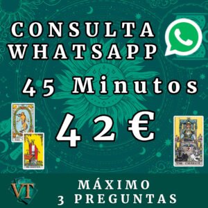 tarot por whatsapp 45 minutos