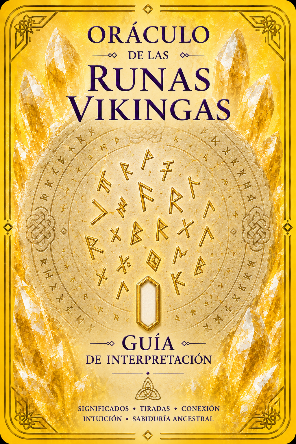 Oráculo de las Runas Vikingas (24 Cartas - Incluye Guía Completa) PREMIUM