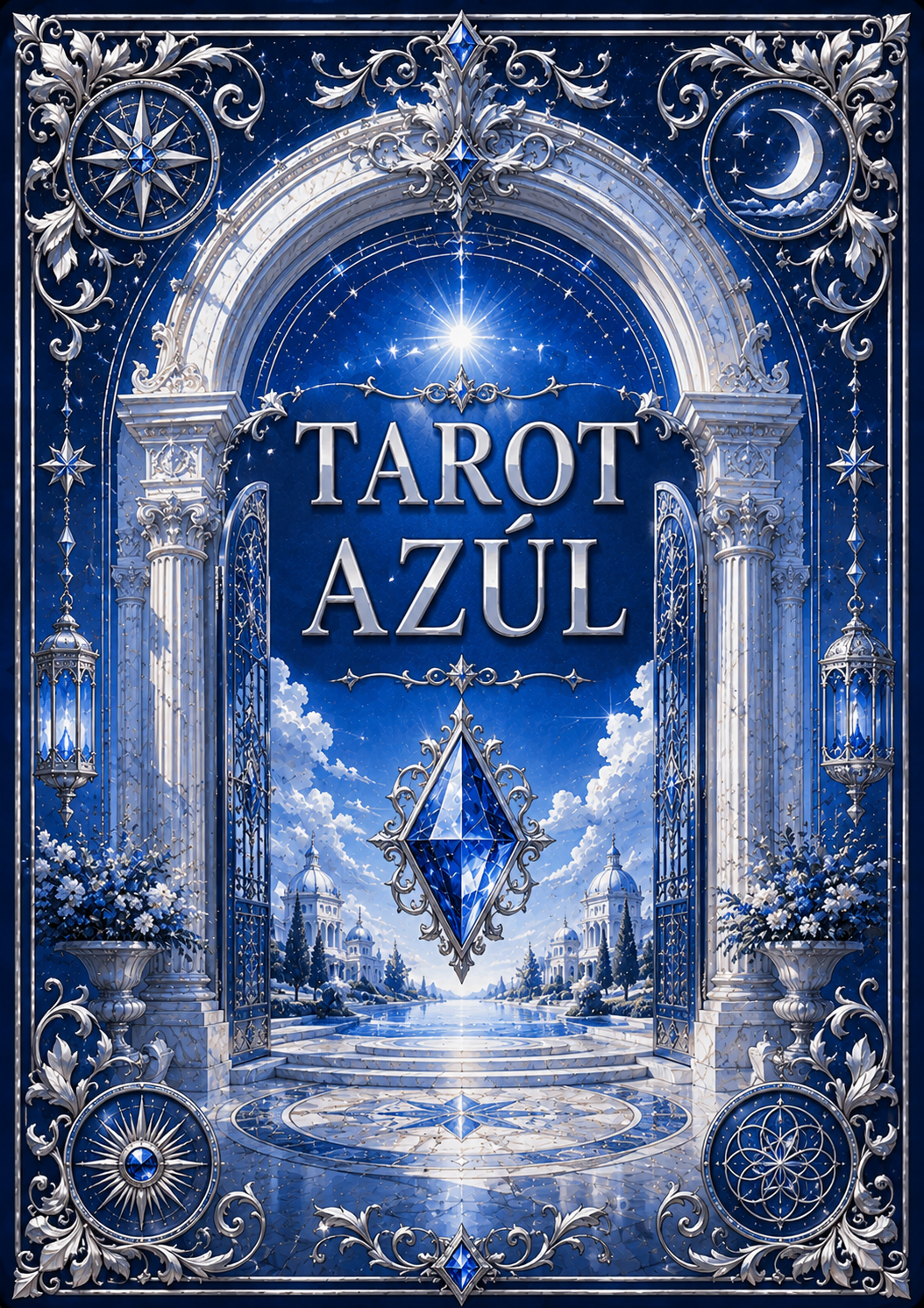 Tarot Azul (Mazo Completo 78 Cartas) PREMIUM