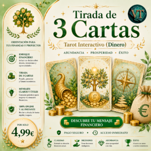 Tirada de 3 Cartas - Tarot Interactivo (Dinero)